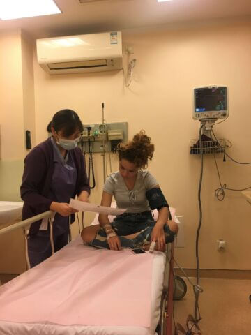 Tereza's experience in a Hospital in Beijing