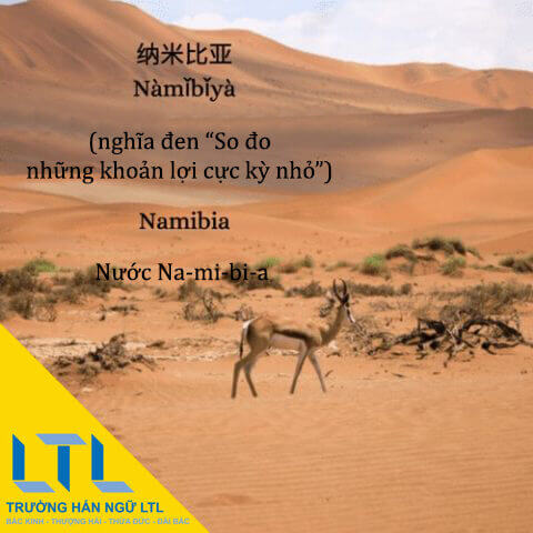 Namibia in Chinese
