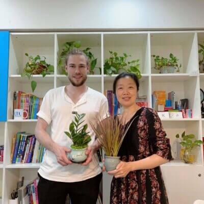 LTL Shanghai - Student Clemens and Teacher Anne